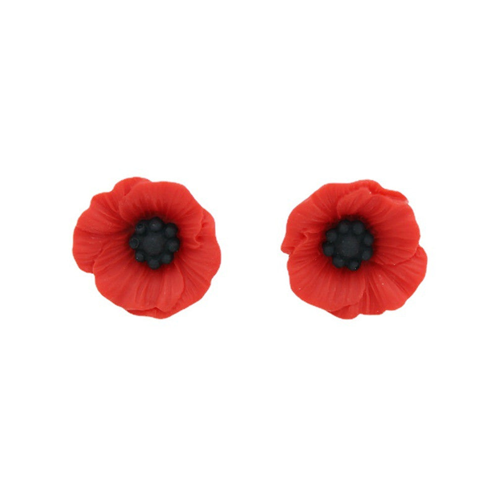 Mohnblumen-Brosche aus Harz, Antikriegs-Gedenkschmuck