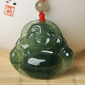 Jade Buddha Maitreya Buddha Anhänger
