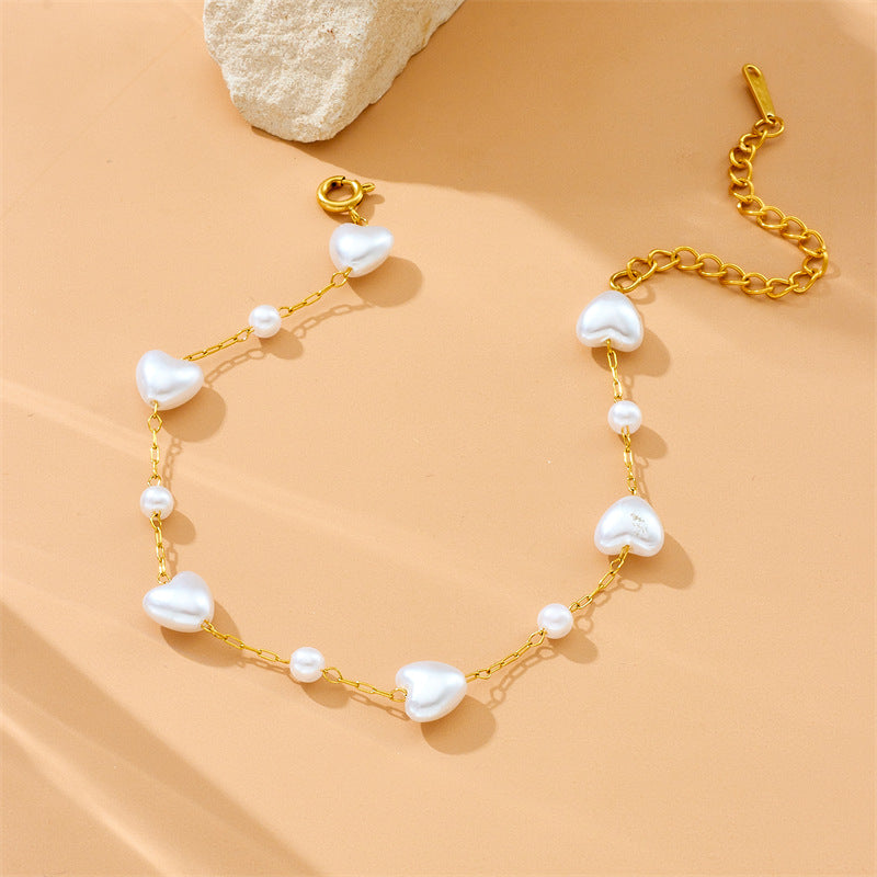 European And American Fashion Minimalist Irregular Pearl Bracelet