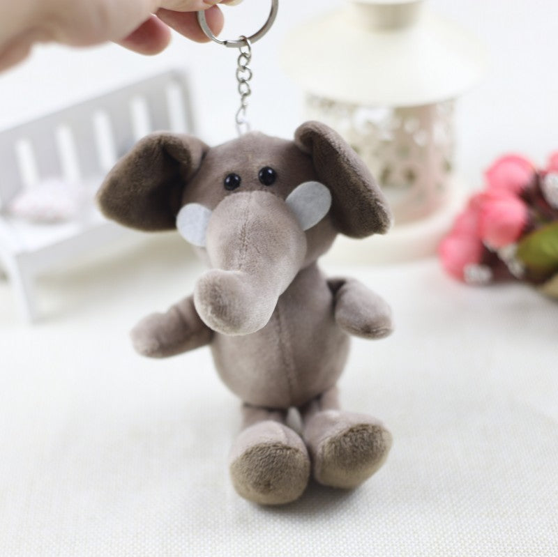 Lindo Colgante de Peluche de Animales Pequeños: León, Jirafa e Hipopótamo