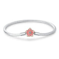 Pulsera de circonitas con diseño de estrella y amor para mujer, estilo creativo europeo y americano