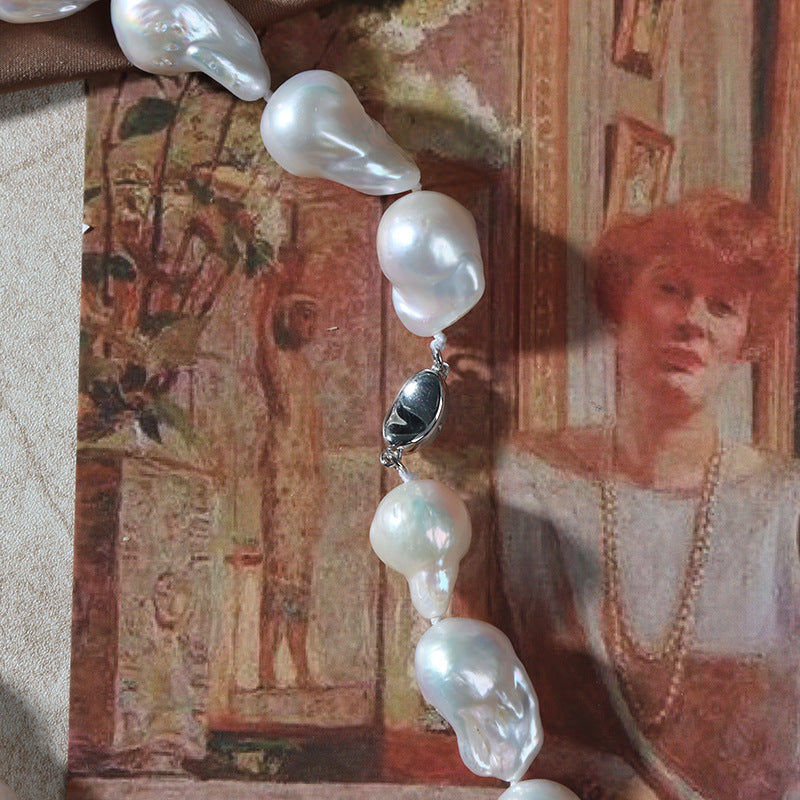 Damenmode Naturperlenkette