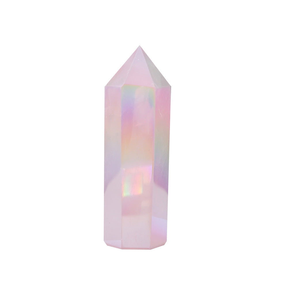 Columna hexagonal de cristal para galvanoplastia de cristal de un solo punta