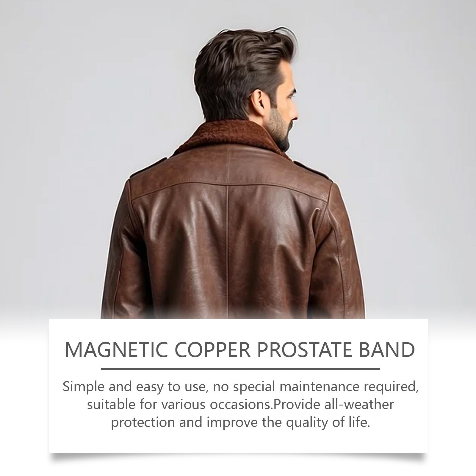 Brazalete de cuidado masculino alivio suave