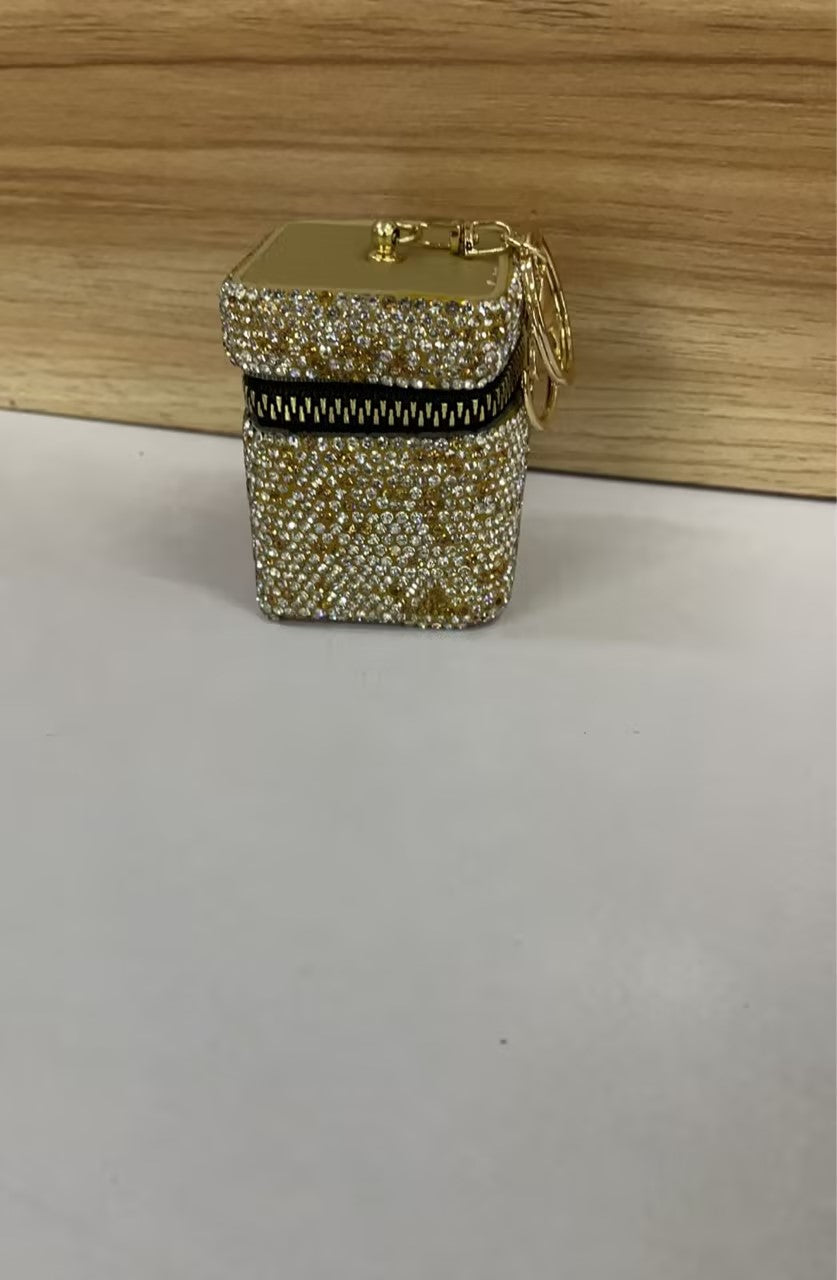 Silk Scarf Keychain Storage Mini