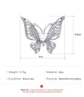 Broche Mariposa con Diamantes de Imitación de Moda de Alta Calidad Y