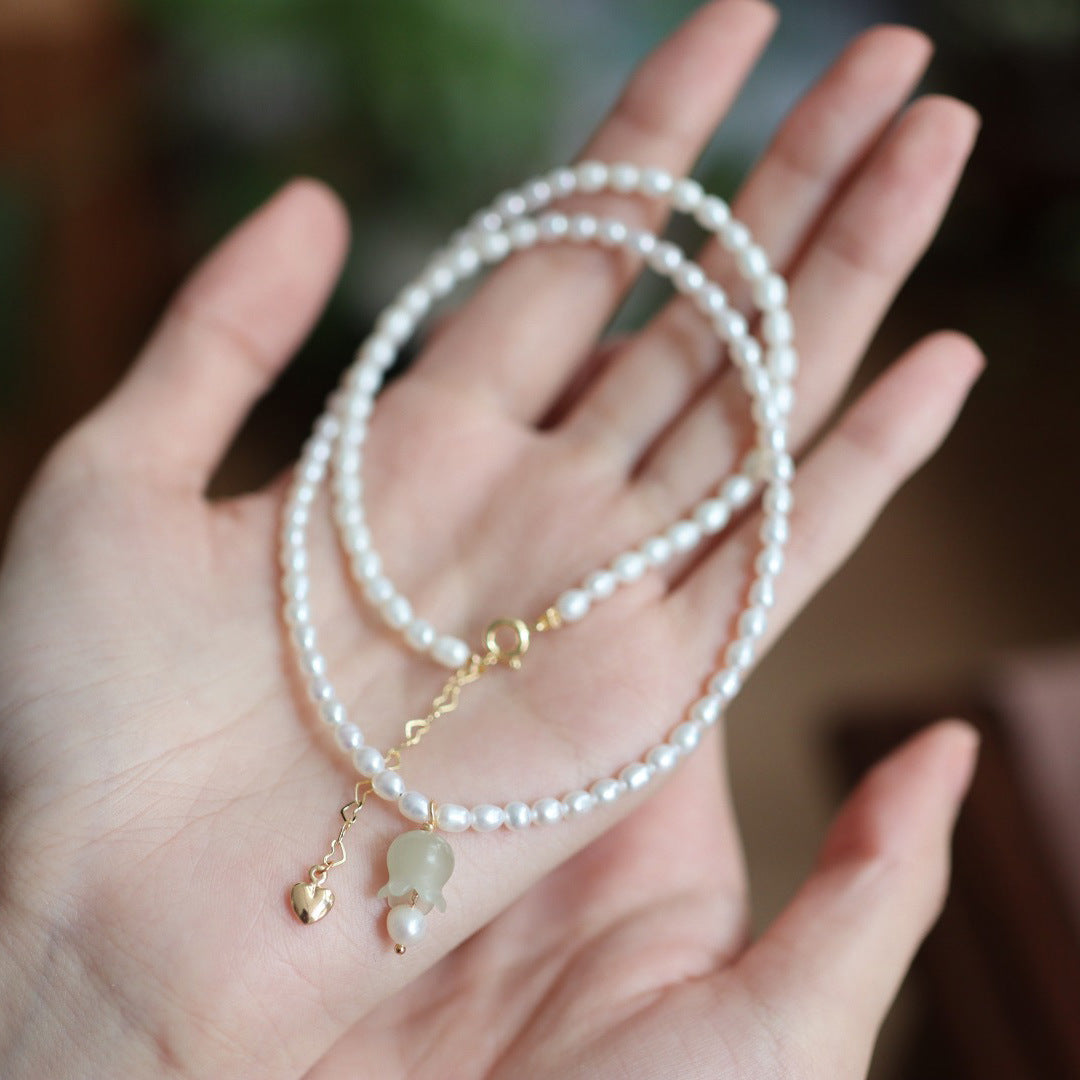 Fashion Double Pearl Necklace For Women