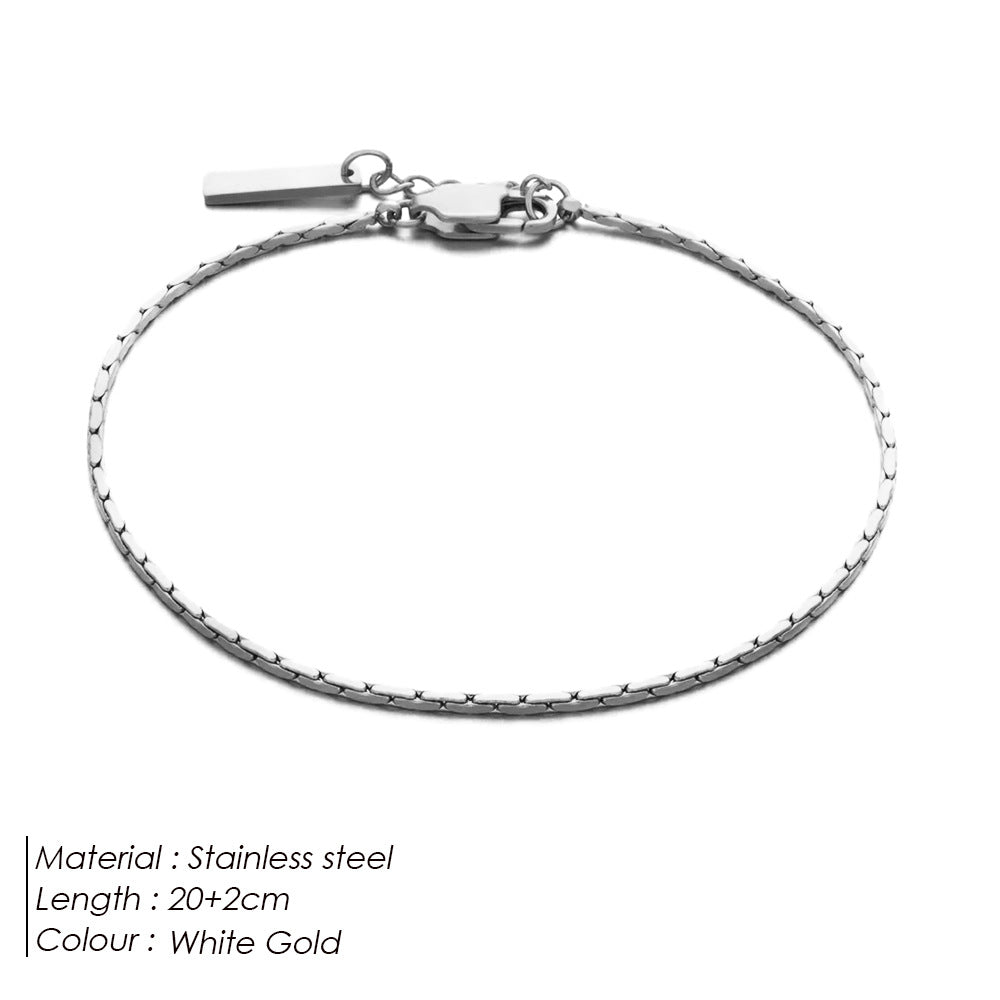 Titanium Steel Bracelet For Men Minimalist Design