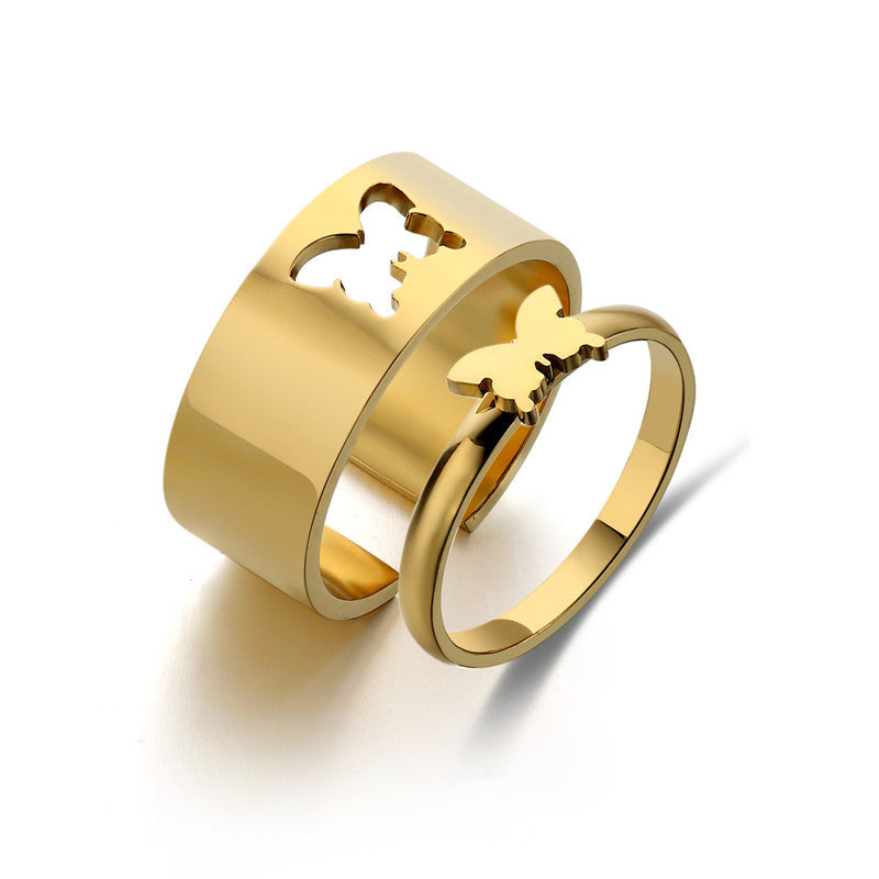 Anillo de Acero de Titanio Sencillo y Versátil