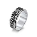 Anillo de acero de titanio de moda para hombres