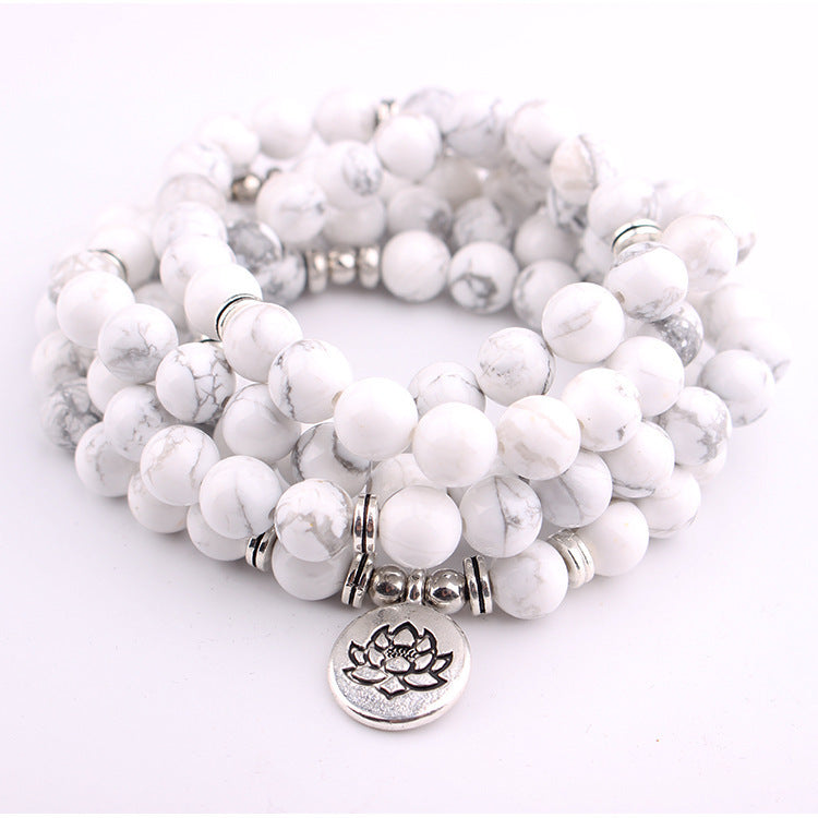 New Natural Pallisandro Classico Bracelet 108 Lotus Pendant Bracelets