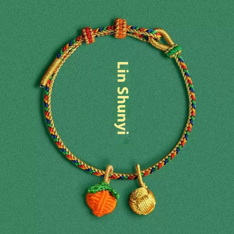 Dragon Boat Festival Colorful Rope Hand Weaving Bracelet