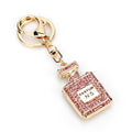 Creative Crystal Perfume Bottle Rhinestone Keychain