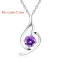 925 Sterling Silver Pendant Chain soft ladies fashion accessories pendant diamond silver jewelry Korean Korean Fashion Necklace