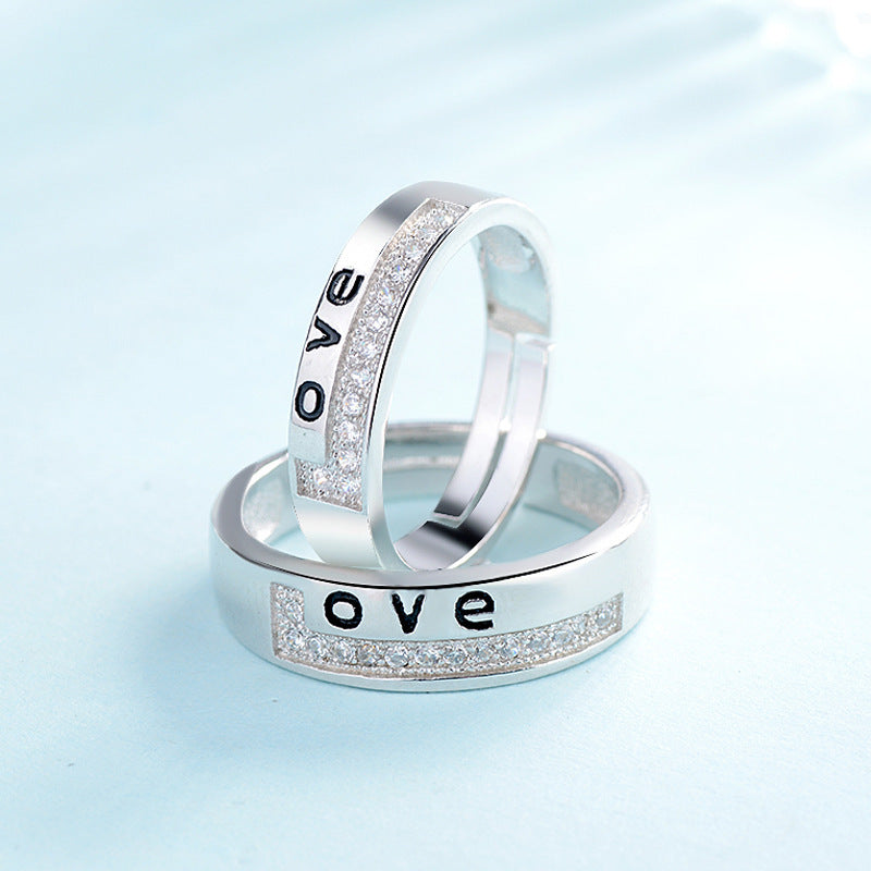 Paar Ring Diamant Männer Und Frauen