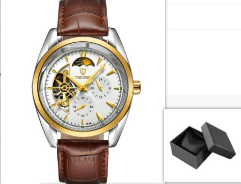 P Katwis Uhren Tourbillon Uhren Männer durchbrechen das Ende der Sterne wasserdichte mechanische Automatikuhren