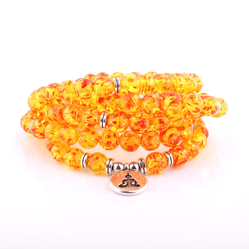 New Natural Pallisandro Classico Bracelet 108 Lotus Pendant Bracelets