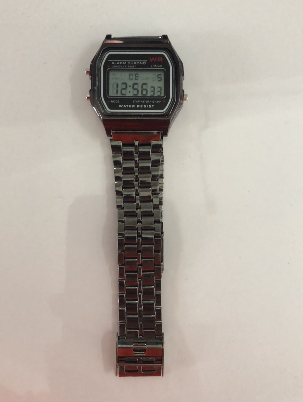 WR F91W Stahlband Elektronische Uhr