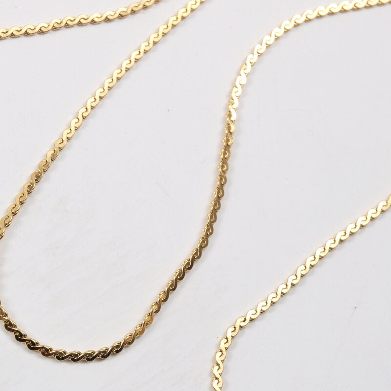 Titanium Steel Gold Plated Necklace Anklets Bracelets