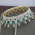 Barocke Brautkrone Kopfschmuck Strass-Haaraccessoires