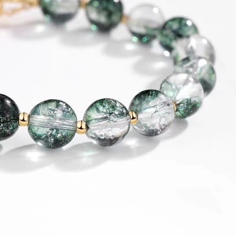Pequeño diseño simple y próspero, pulsera de cristal con cuentas para una exitosa carrera