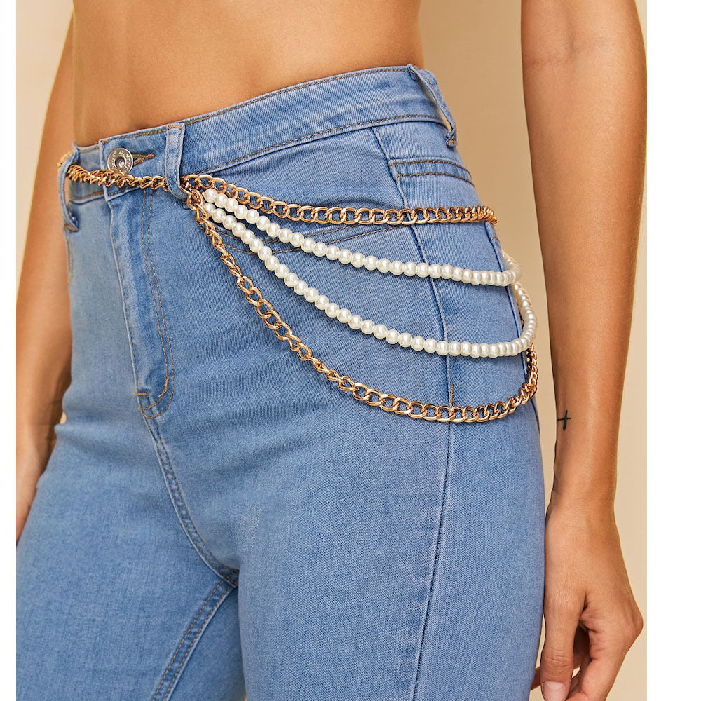 Moda Nuevos Accesorios de Joyería Cadena para la Cintura