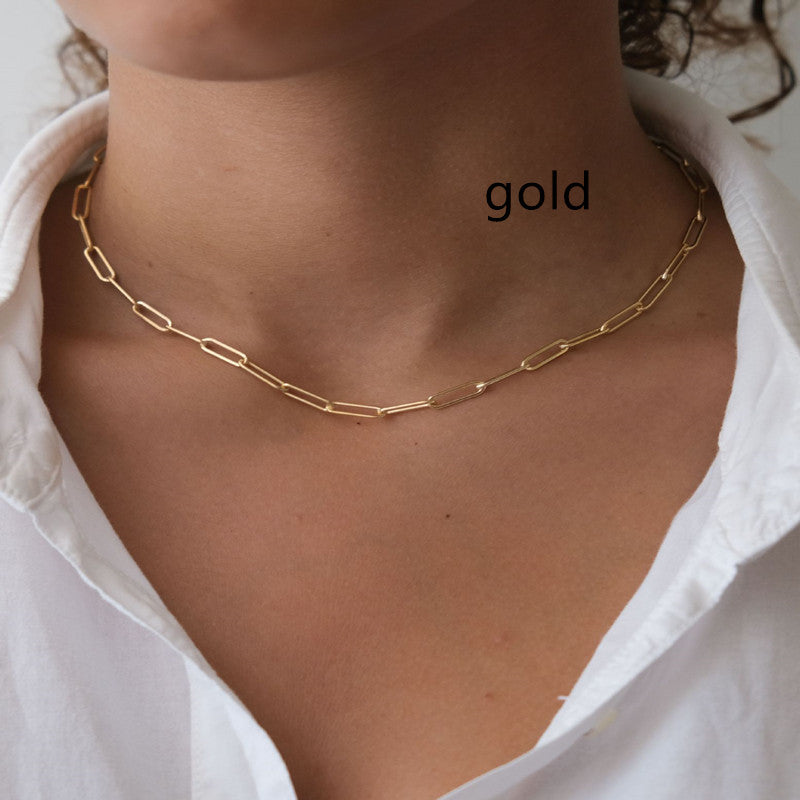 Schmuck Simple Persönlichkeit Kreative Einzellagen Damenhalskette