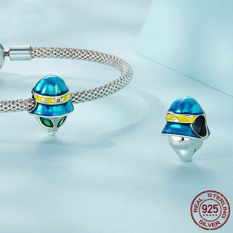 Entwirf ein weirdes Alien-Armband mit Perlen, geheimnisvoll