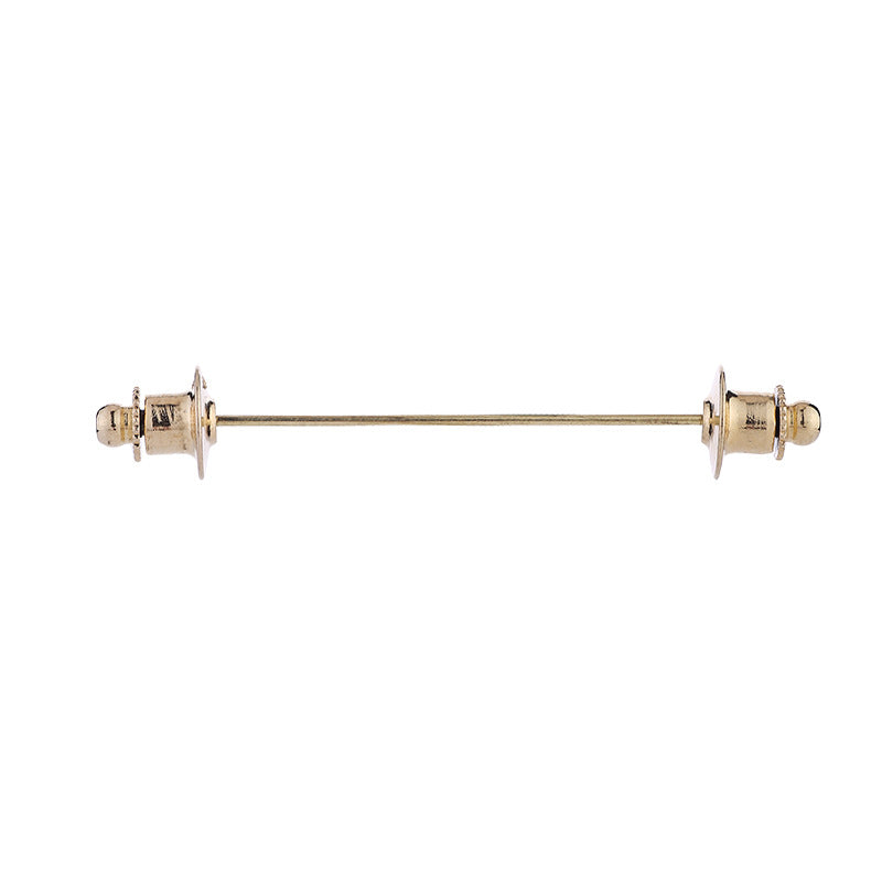 Metallkette Quaste Anstecknadel Herrenhemd Stangenförmige Anstecknadel Anzug Reversnadel Kragenschnalle Accessoires