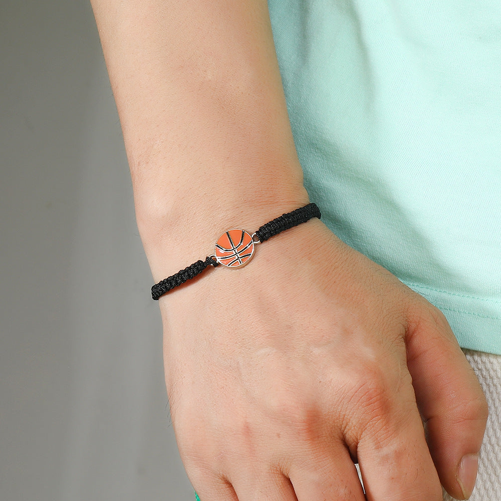 Pulseras Deportivas Trenzadas, Accesorios Deportivos Ajustables, Joyería de Béisbol, Voleibol, Baloncesto, Fútbol Americano y Soccer Para Aficionados, Ideales Para Regalos de Cumpleaños o Halloween