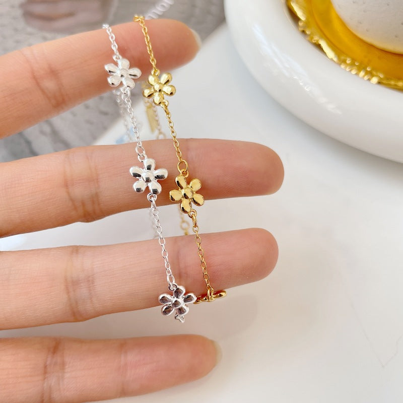 Gänseblümchen Kleine Blume Einzigartiges Und Exquisites Armband