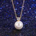 Damen Leichte Luxus Einzel-Strass Perlenkette