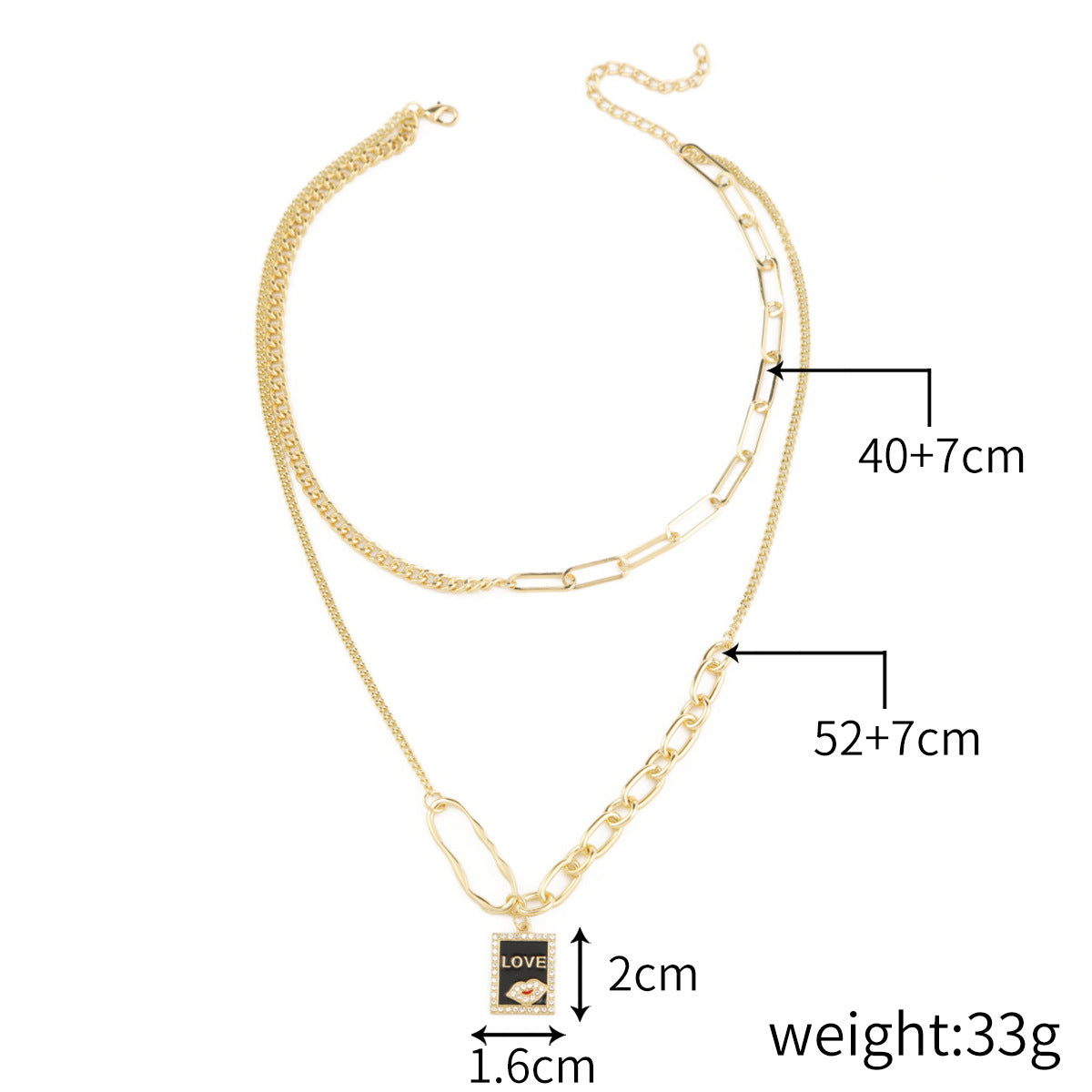 Personalized, Stylish And Simple Clavicle Chain Neck Chain Women