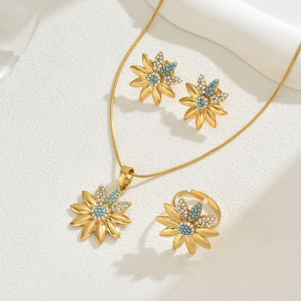 Damen schlichter Mode-Diamant-Halsketten-Anzug