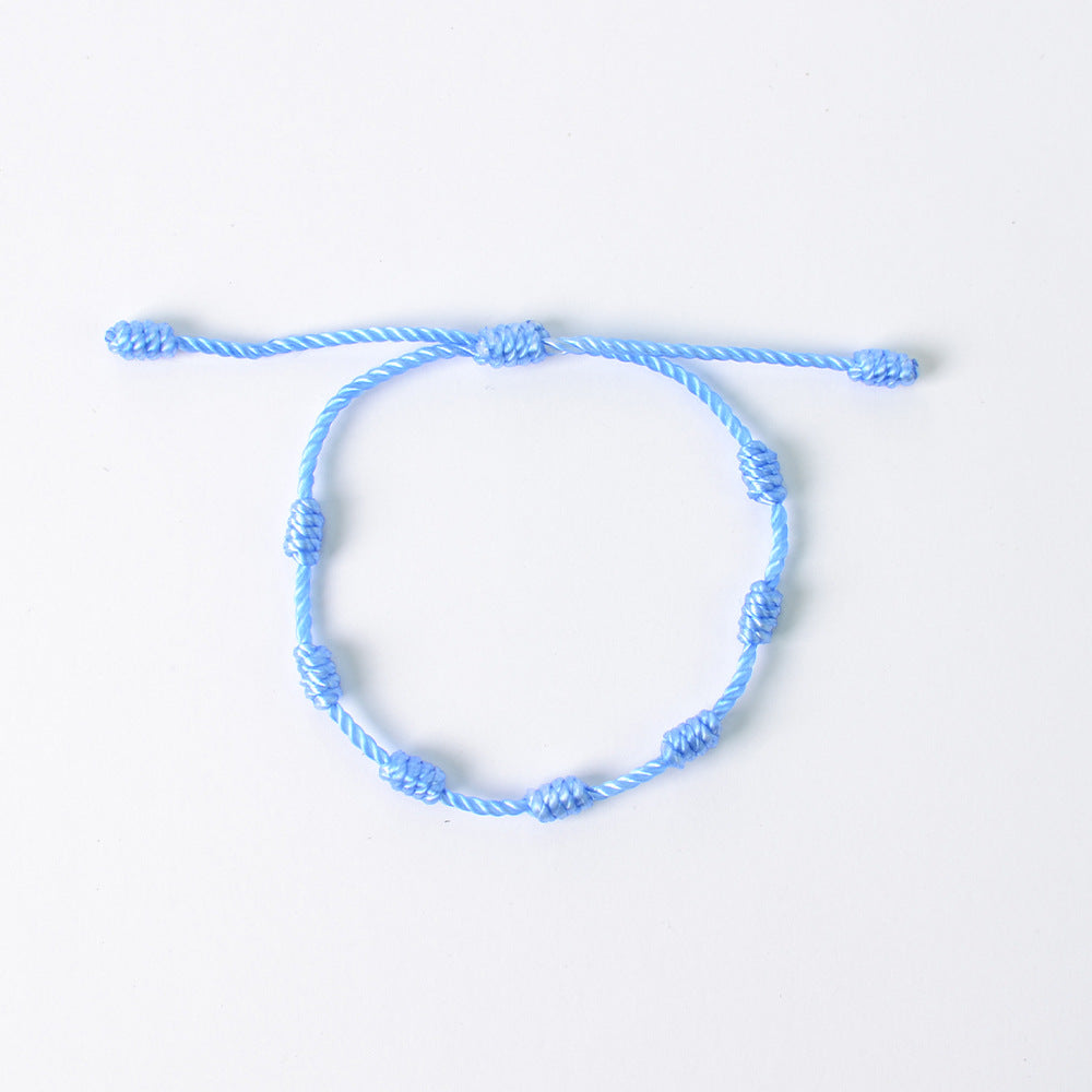 Seven Knot Woven Carrying Strap Peru Knot Handmade