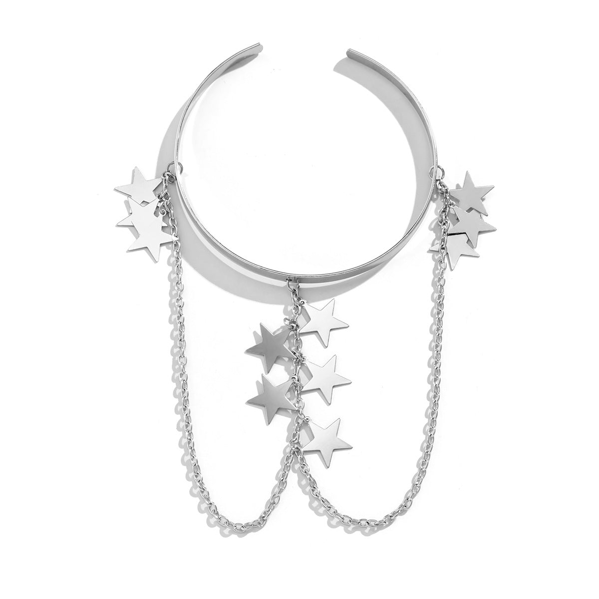 Pulsera de metal estilo punk playero con cadena y temperamento