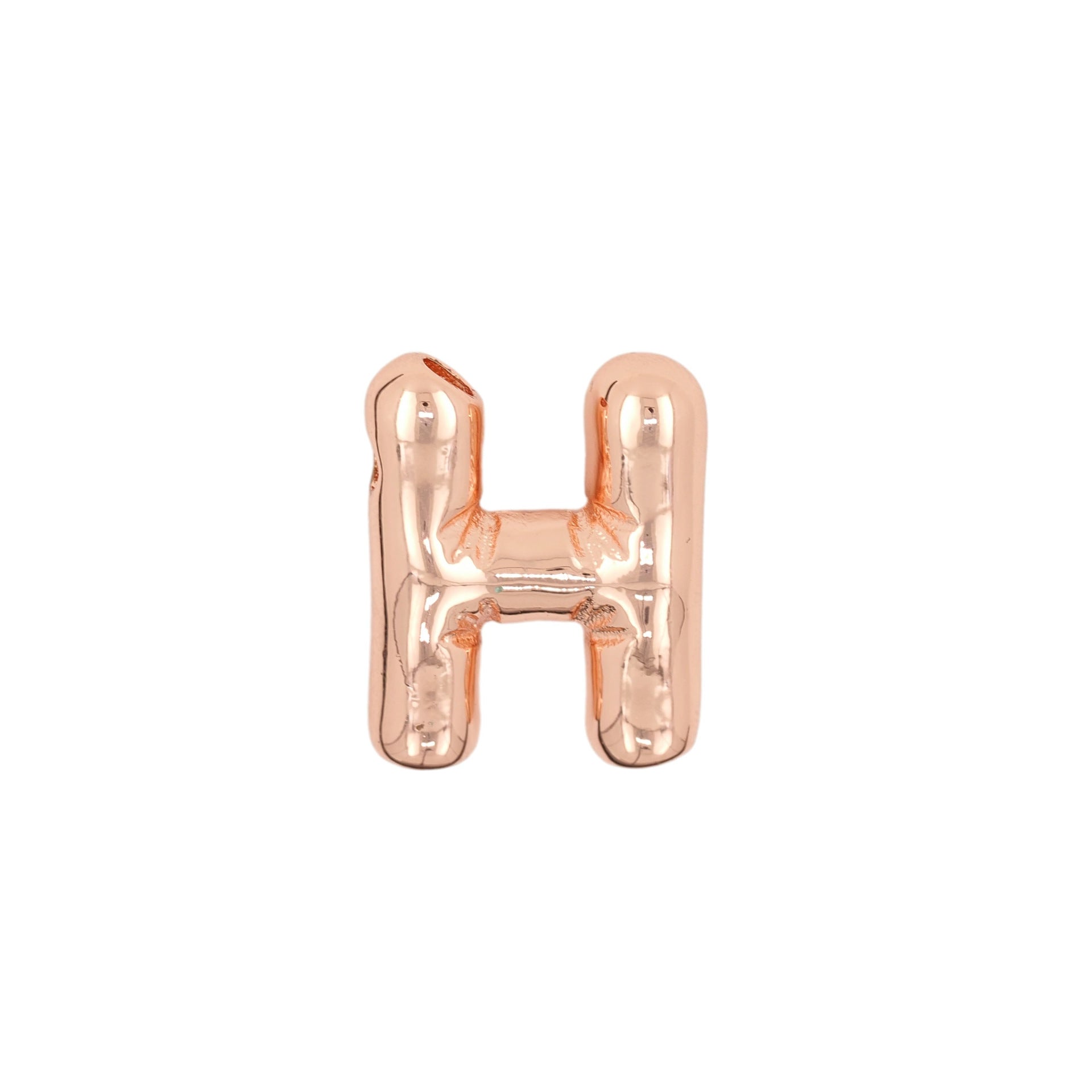 Glossy Letters Copper Pendant Necklace