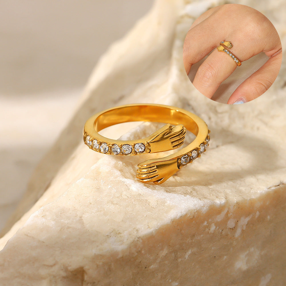 Anillo de oro Amaryllis