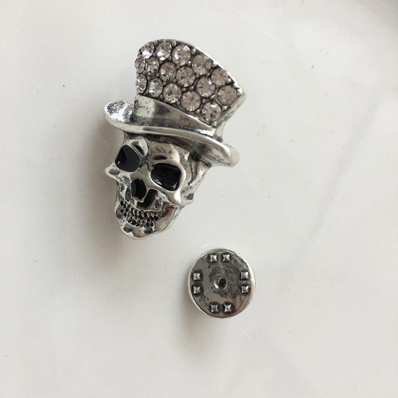 Halloween Totenkopf Brosche Punk-Stil