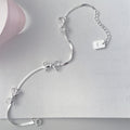 Armband aus 925er Sterlingsilber mit Schleife für Damen
