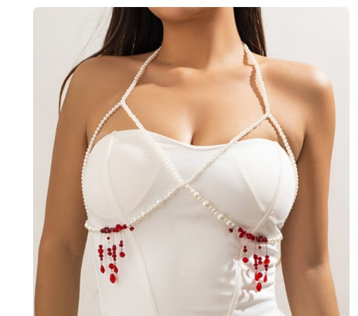 Gothic Perlenkette für Damen