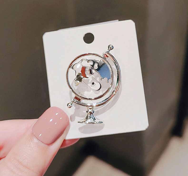 Broche de aleación en forma de globo hueco con personalidad creativa