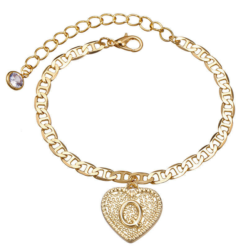 26 English Letters Fashion Men's And Women's Beach Chain