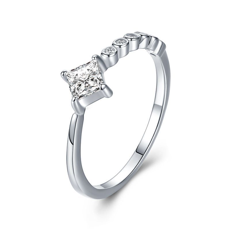 Grenzüberschreitendes Persönlichkeits-Nischen-Design Sterlingsilberring