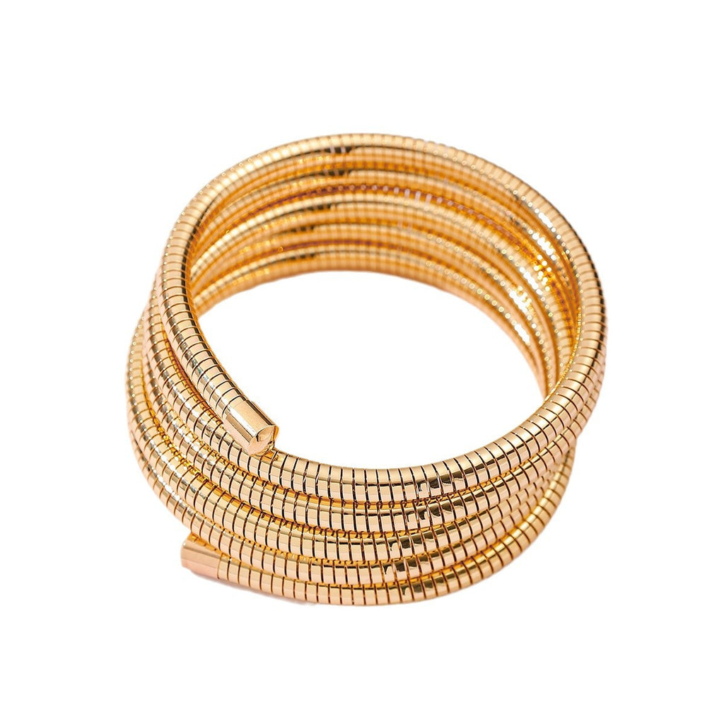 Pulsera de aleación sencilla multicapa exagerada