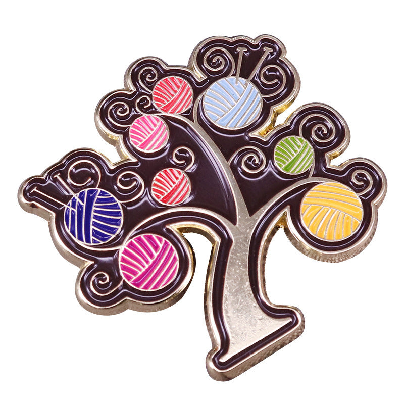 Broche de Hilo Ganchillo Insignia Accesorios para Amantes