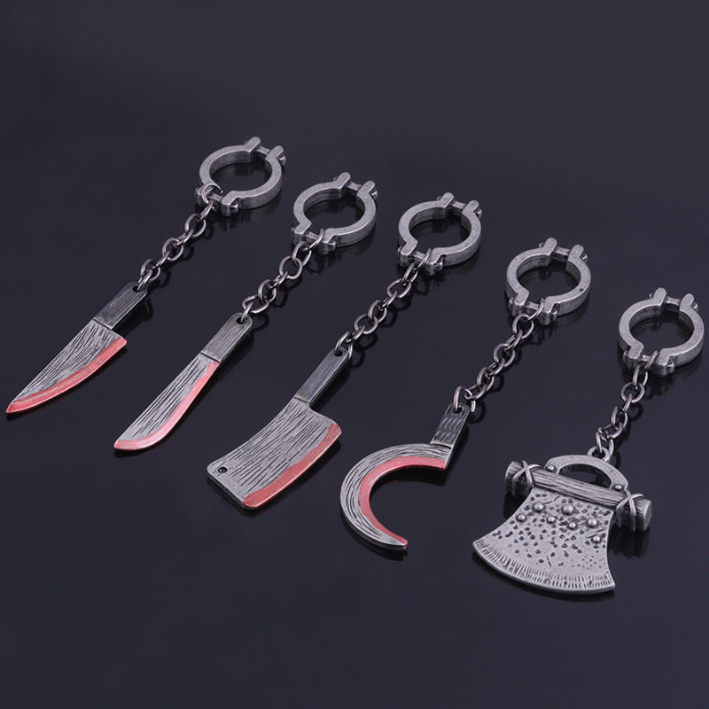 Car Keychain Halloween Theme Accessories Pendant