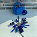 Llavero Rayo Azul Brillante, Set de 15 Llaveros