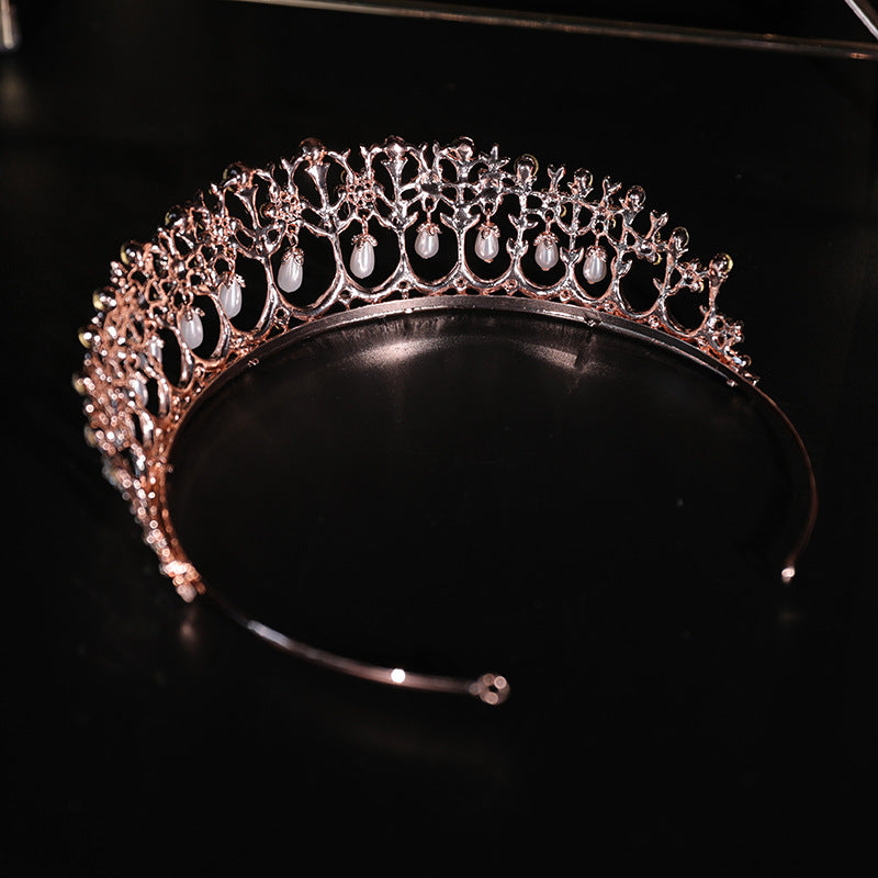 Perle Diamant Elektrisch Verzinkte Legierung Exquisite Braut