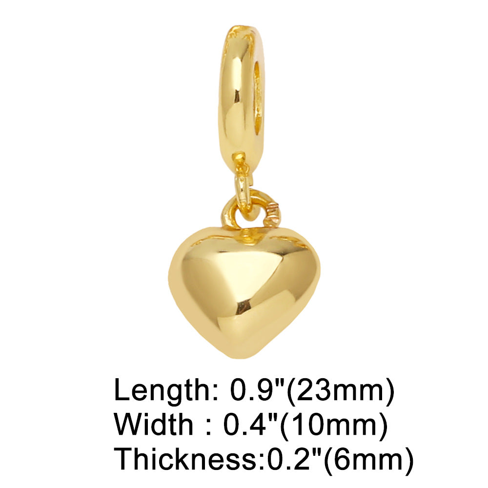 26 Letters Pendant Bracelet Women Gold Plated